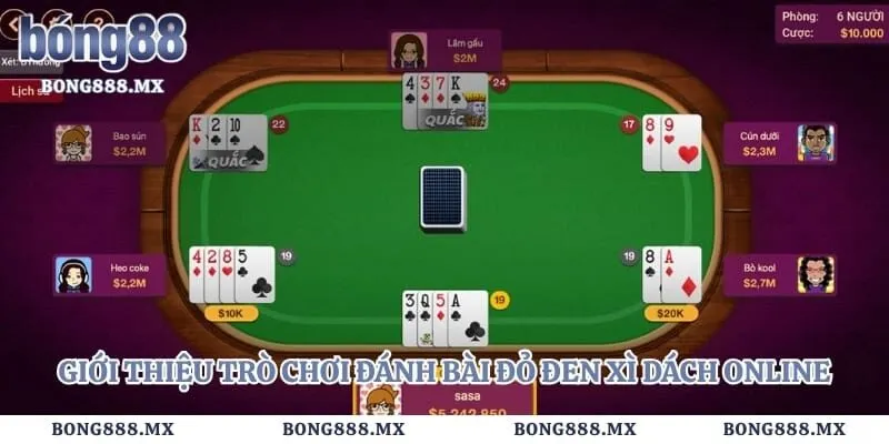 Giới thiệu trò chơi đánh bài đỏ đen xì dách online hấp dẫn