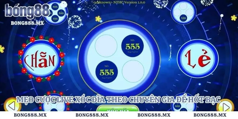 Mẹo cược live xóc đĩa theo chuyên gia để hốt bạc mỗi ngày